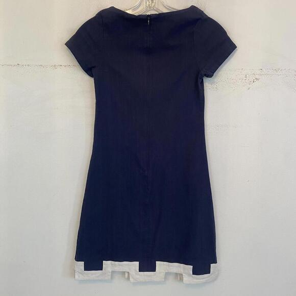 CK BRADLEY navy short sleeve mini dress sz XS - Picture 2 of 6